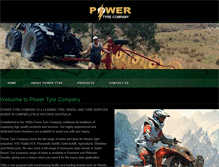 Tablet Screenshot of powertyre.com.au